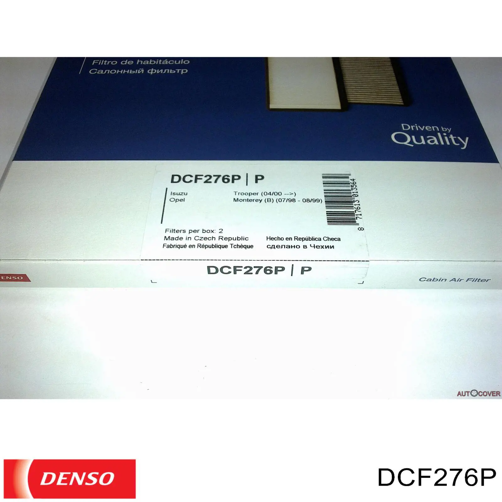 DCF276P Denso filtro habitáculo