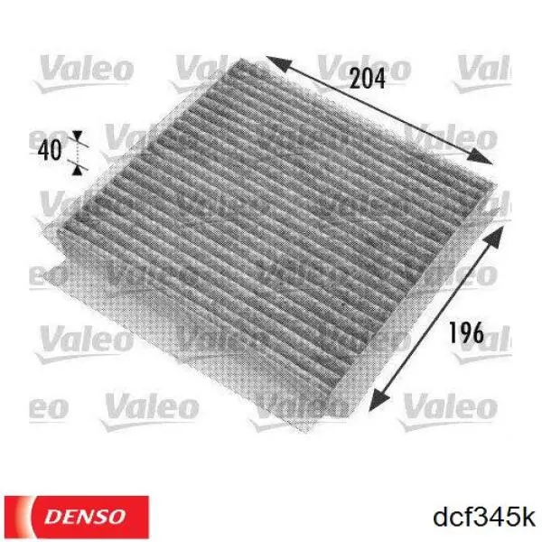 Filtro de habitáculo DENSO DCF345K