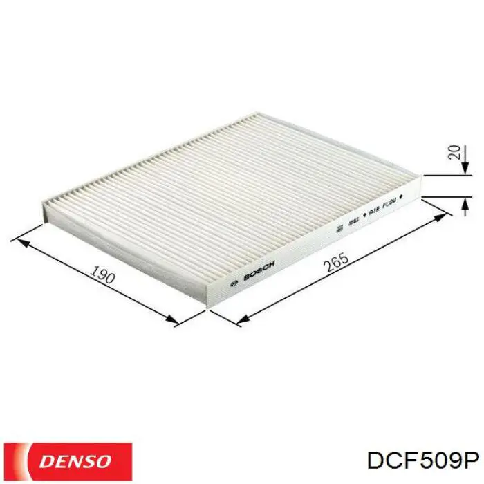 Comprar DCF509P Denso Filtro de aire del habitáculo