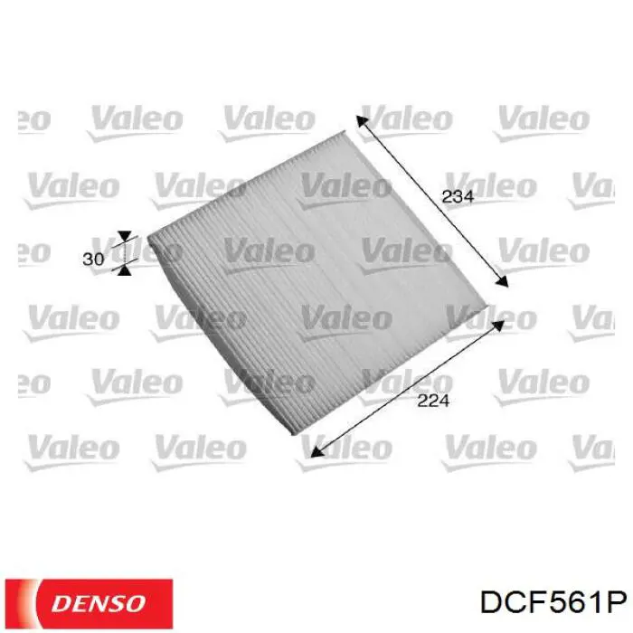 Filtro de cabina Denso DCF561P precio, desde 10,60 EUR