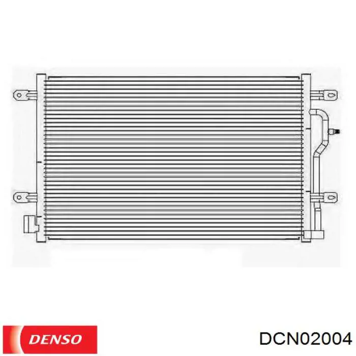 DCN02004 Denso condensador aire acondicionado