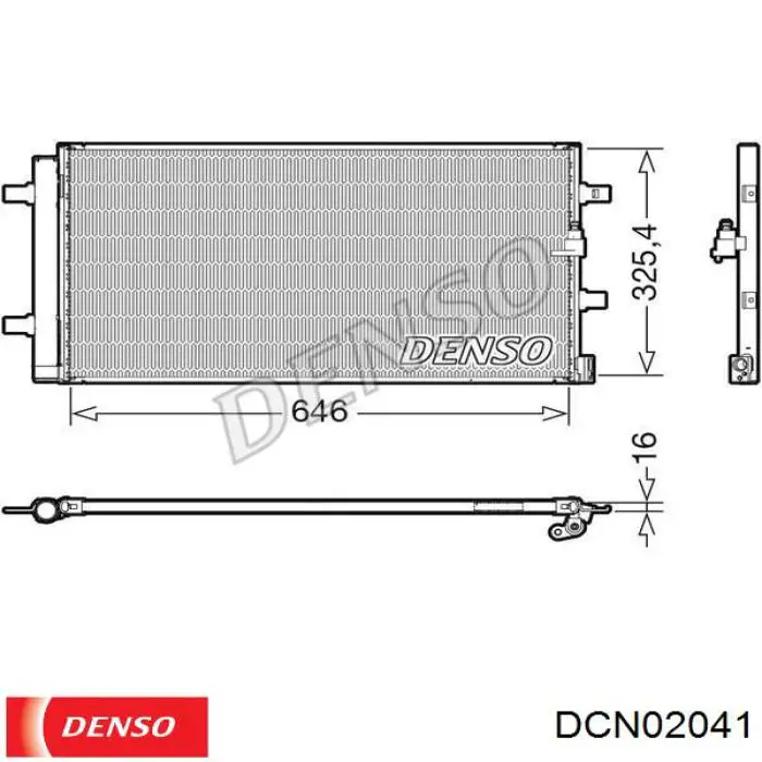 Condensador aire acondicionado DENSO DCN02041