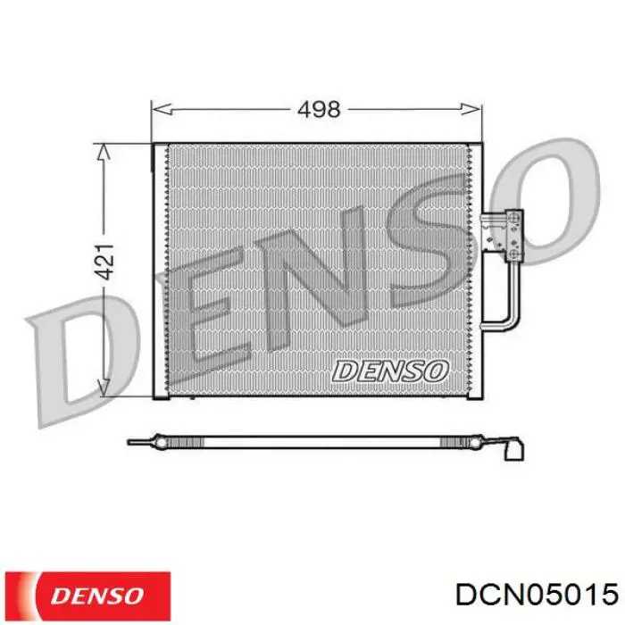 DCN05015 Denso condensador aire acondicionado