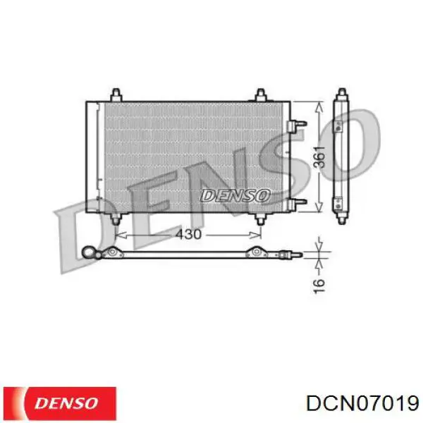 Condensador Denso DCN07019