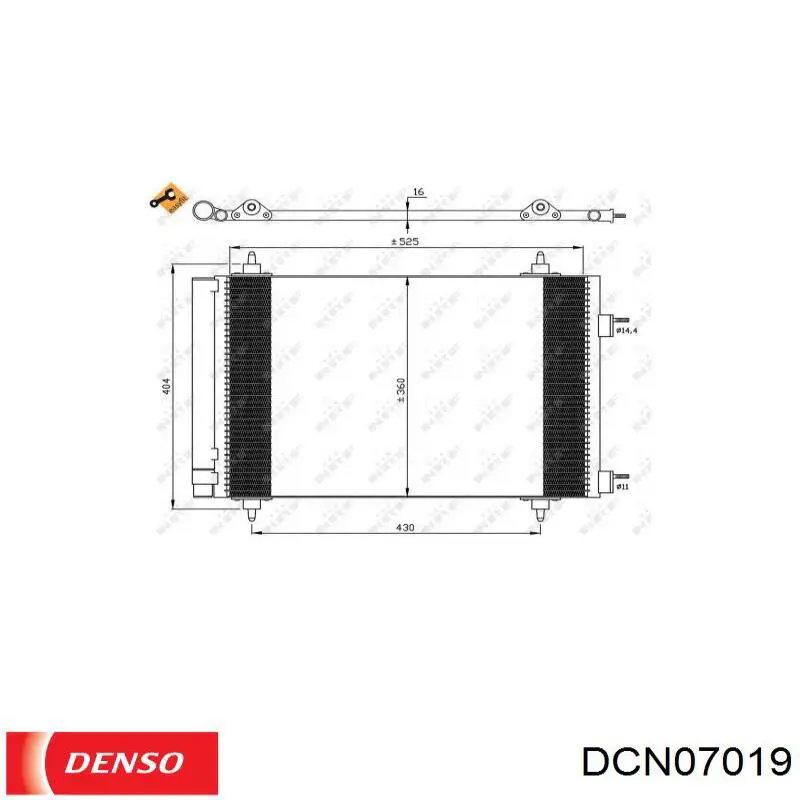 Aire acondicionado capacitor Denso DCN07019 precio, desde 77,18 EUR