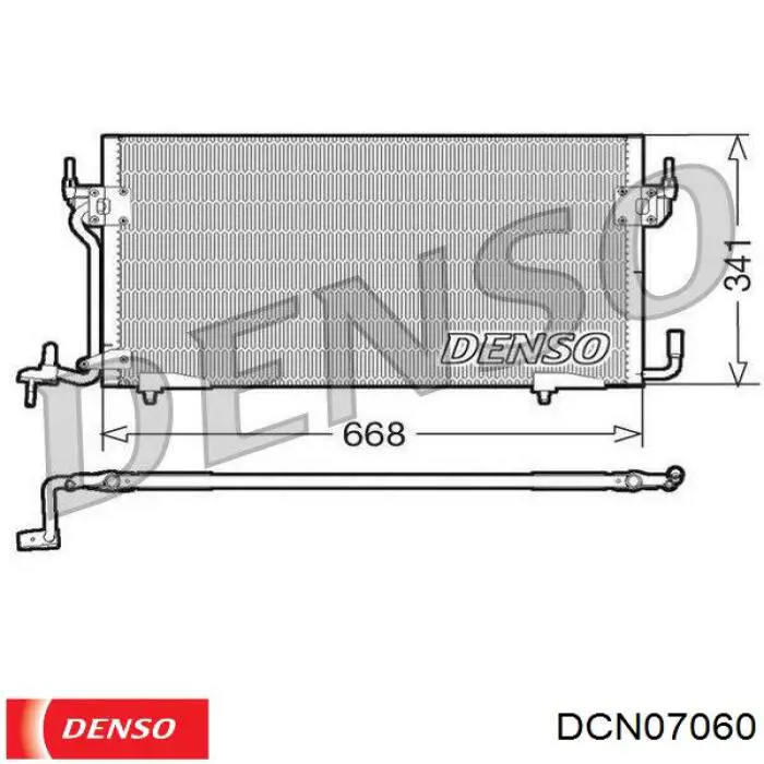 Condensador aire acondicionado DENSO DCN07060