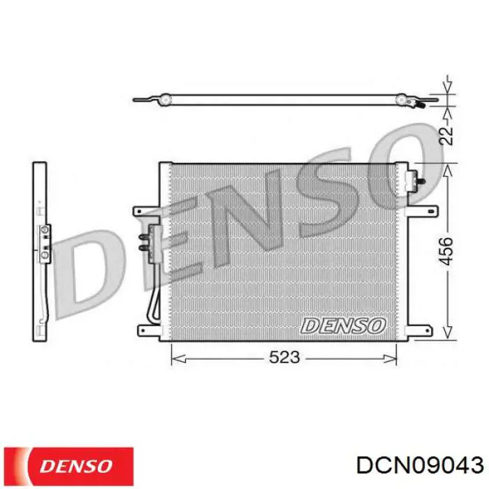 Aire acondicionado capacitor Fiat/Alfa/Lancia 52102802 precio, desde 89,03 EUR