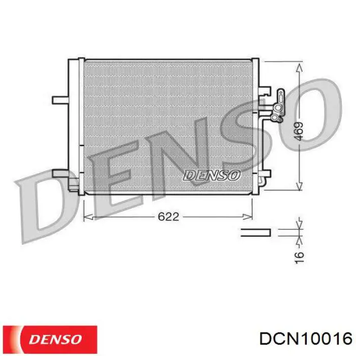 DCN10016 Denso condensador aire acondicionado