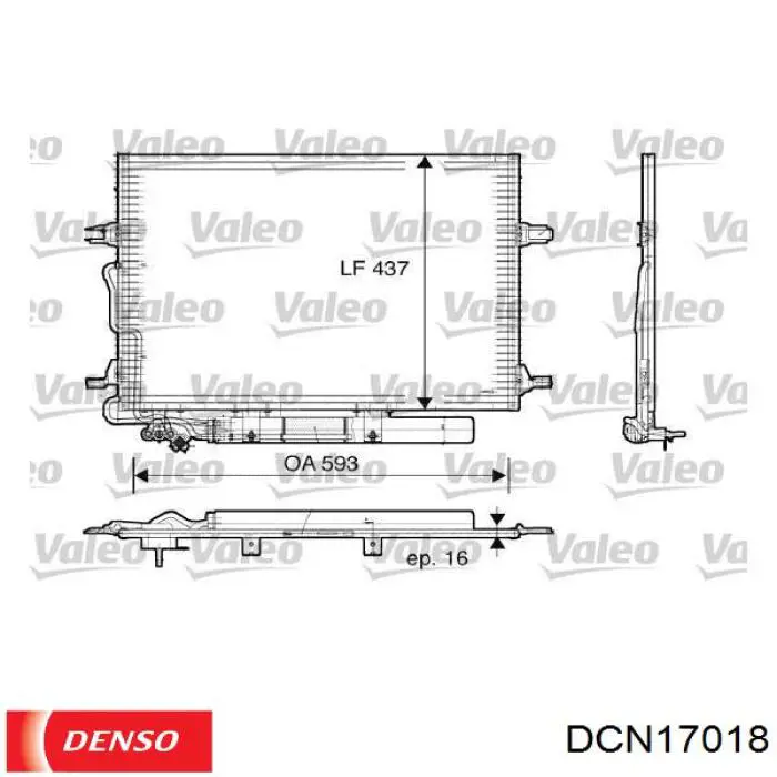 Aire acondicionado capacitor Denso DCN17018 precio, desde 66,34 EUR