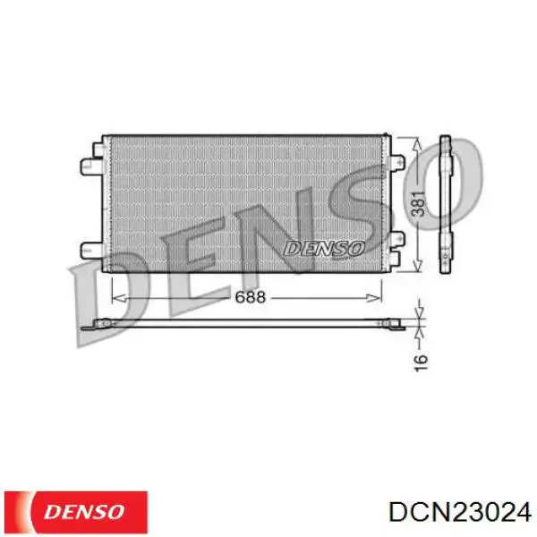 DCN23024 Denso condensador aire acondicionado