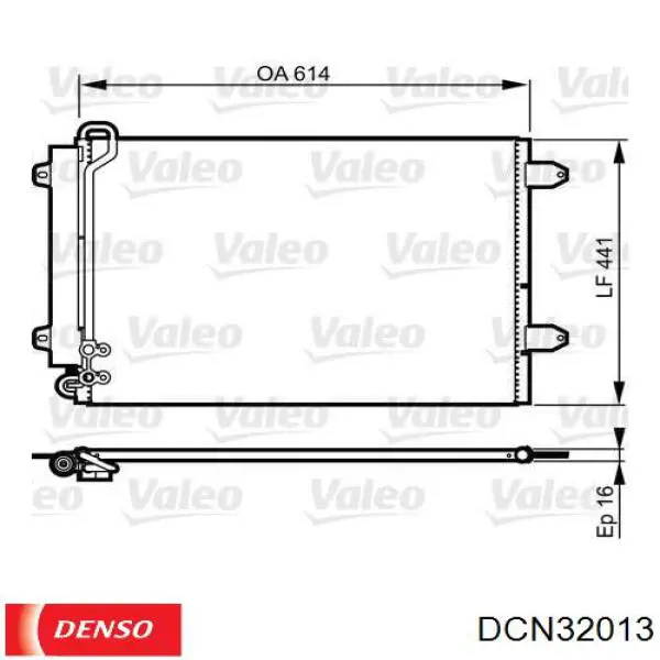 Comprar DCN32013 Denso Condensador de aire acondicionado