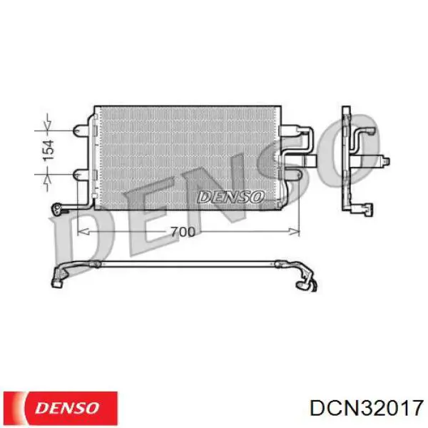 Condensador Denso DCN32017