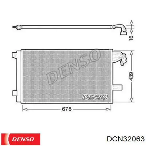 Aire acondicionado capacitor Denso DCN32063 precio, desde 164,08 EUR