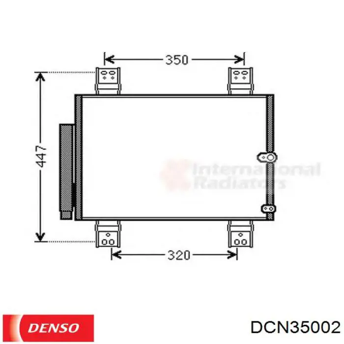 AC824000S Mahle Original Radiador de aire acondicionado