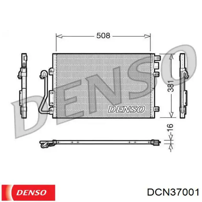 Aire acondicionado capacitor Denso DCN37001 precio, desde 66,79 EUR
