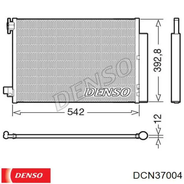 DCN37004 Denso condensador aire acondicionado