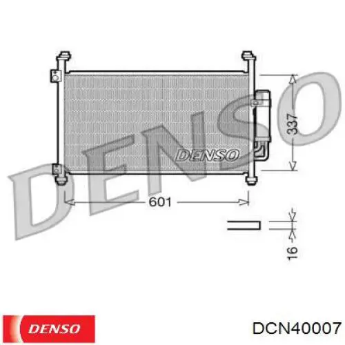 DCN40007 Denso condensador aire acondicionado