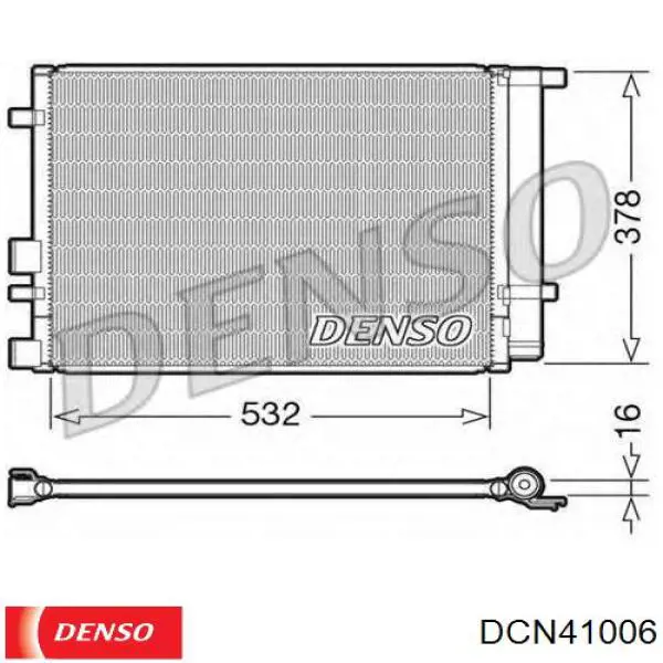 DCN41006 Denso condensador aire acondicionado