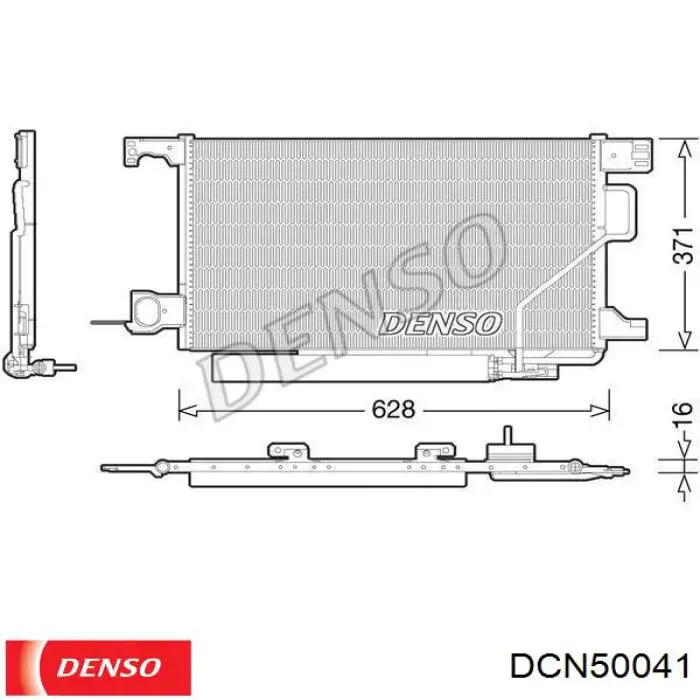Condensador aire acondicionado DCN50041 Denso