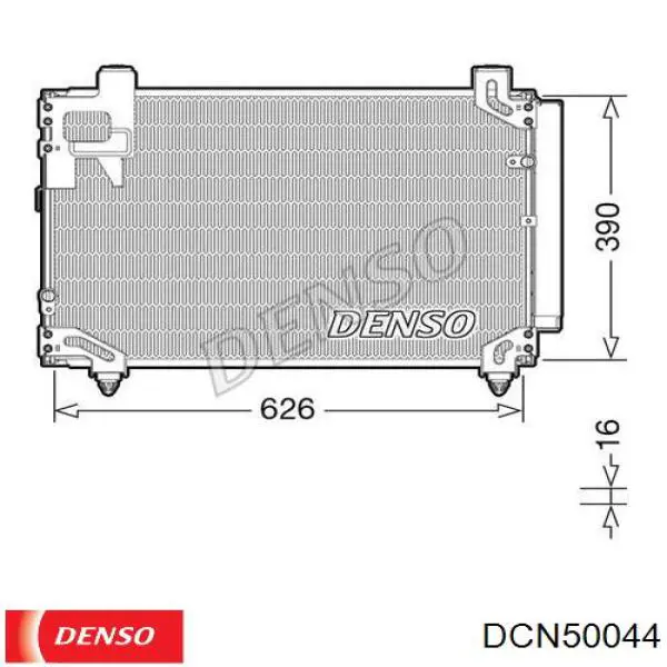 DCN50044 Denso condensador aire acondicionado