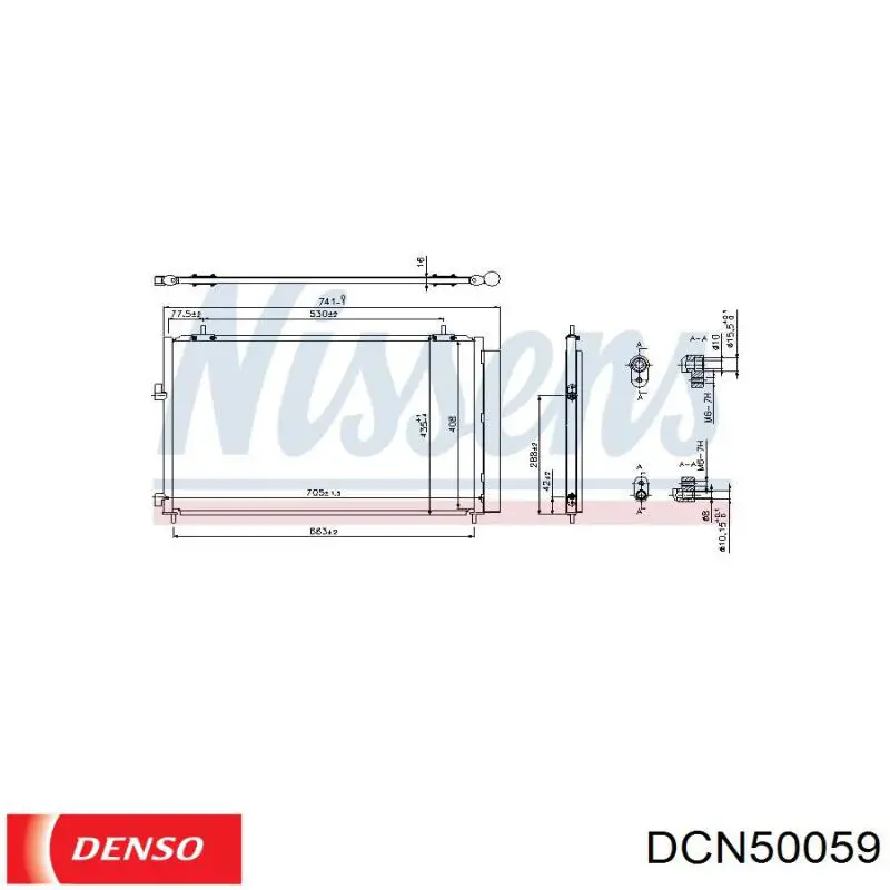 Aire acondicionado capacitor Denso DCN50059 precio, desde 139,21 EUR