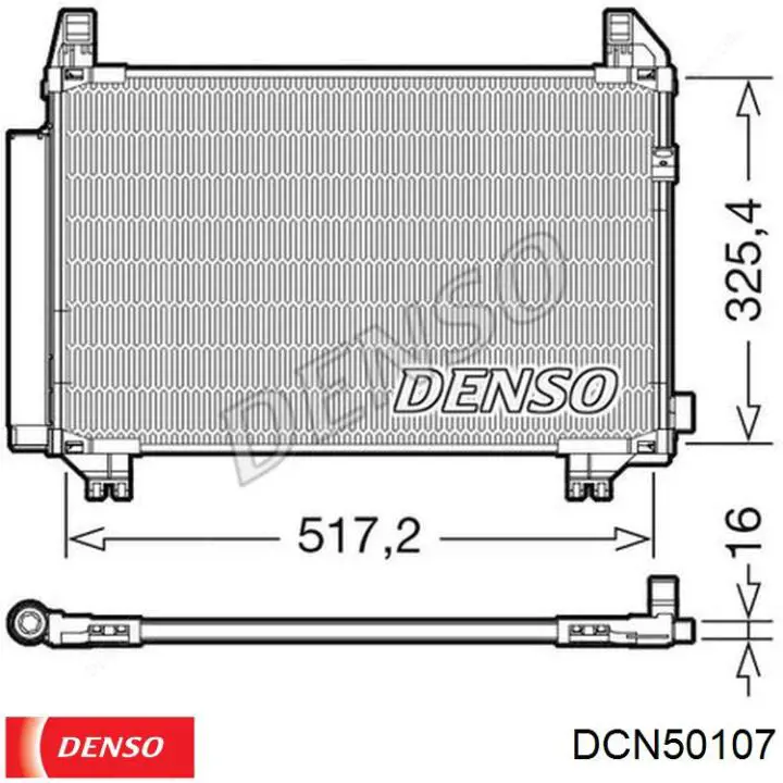Condensador aire acondicionado 212056N Dasis