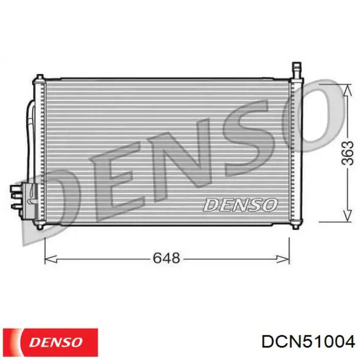 Aire acondicionado capacitor Denso DCN51004 precio, desde 90,18 EUR