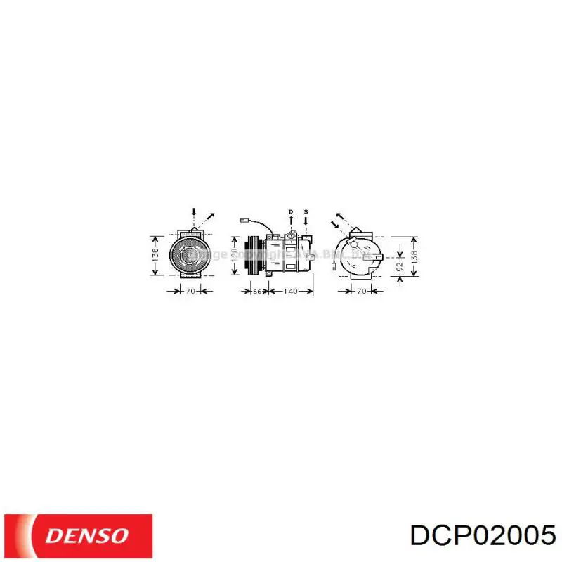 Comprar DCP02005 Denso Compresor de aire acondicionado coche