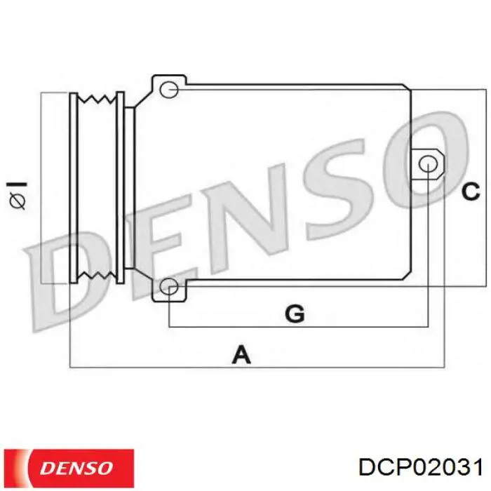 447150-1880 Denso compresor de aire acondicionado