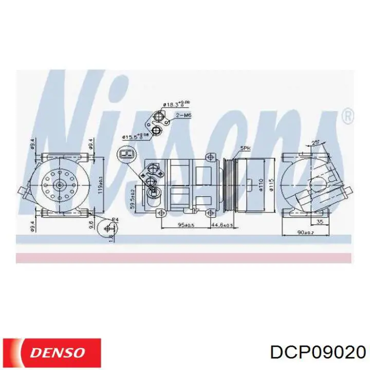 Compresor de ac Fiat/Alfa/Lancia 4471909701