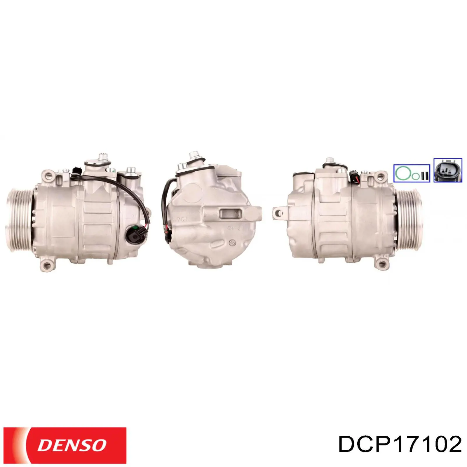 DCP17102 Denso compresor de aire acondicionado