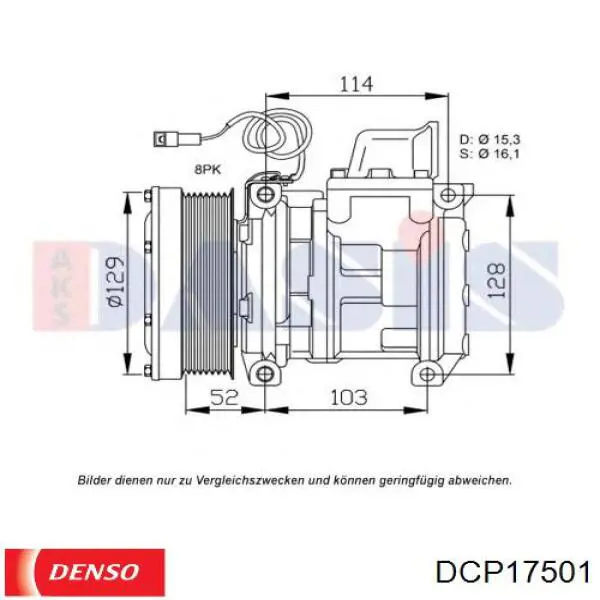 Compresor ac Denso DCP17501 precio, desde 493,60 EUR