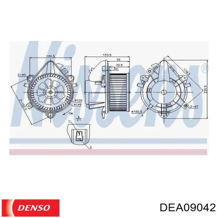 Comprar DEA09042 Denso Motor de calefacción