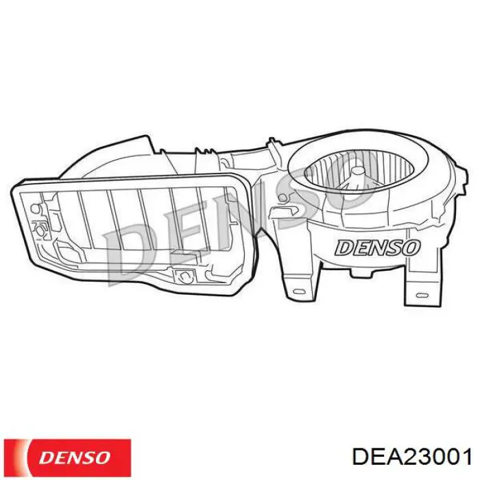 DEA23001 Denso conjunto carcasa de ventilador de la estufa (calentador interno)