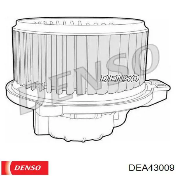 DEA43009 Denso motor eléctrico, ventilador habitáculo