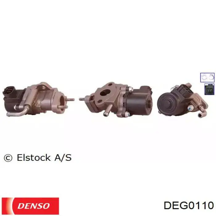 Válvula EGR DEG0110 Denso