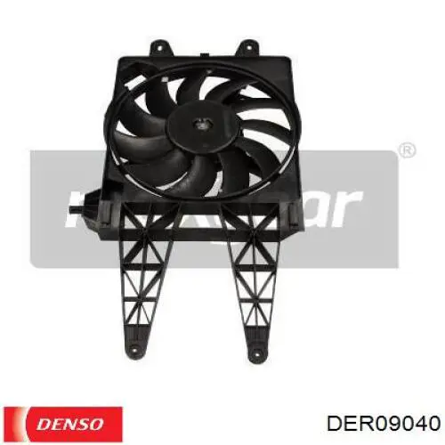 0046745045 Fiat/Alfa/Lancia difusor de radiador, ventilador de refrigeración, condensador del aire acondicionado, completo con motor y rodete