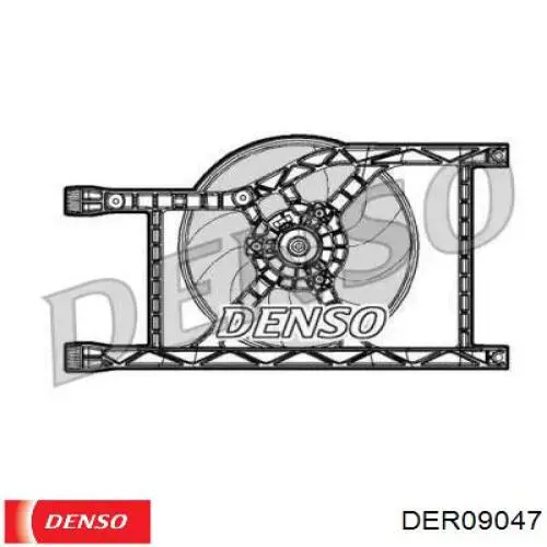 DER09047 Denso ventilador (rodete +motor refrigeración del motor con electromotor completo)