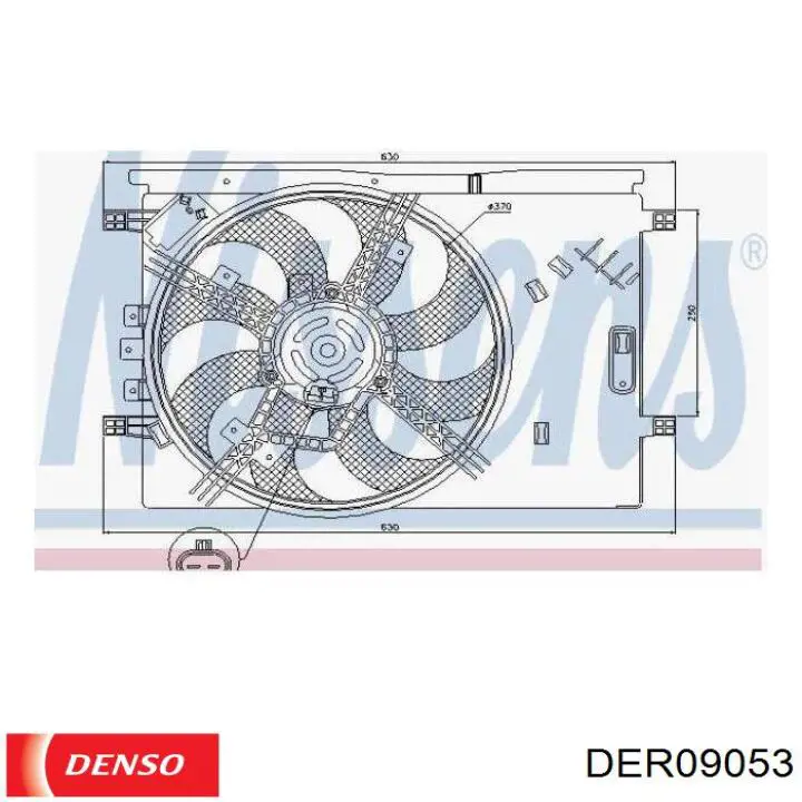 E5480 Opel Ventilador de refrigeración del motor