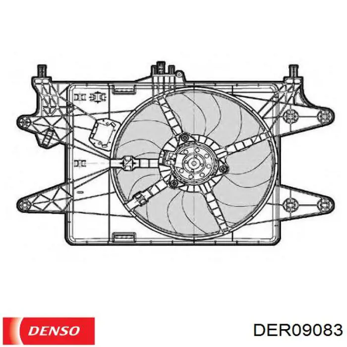 51768022 Fiat/Alfa/Lancia Ventilador de refrigeración del motor