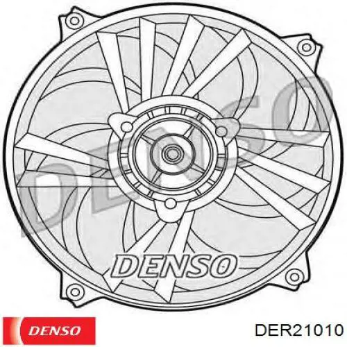 DER21010 Denso ventilador (rodete +motor refrigeración del motor con electromotor completo)