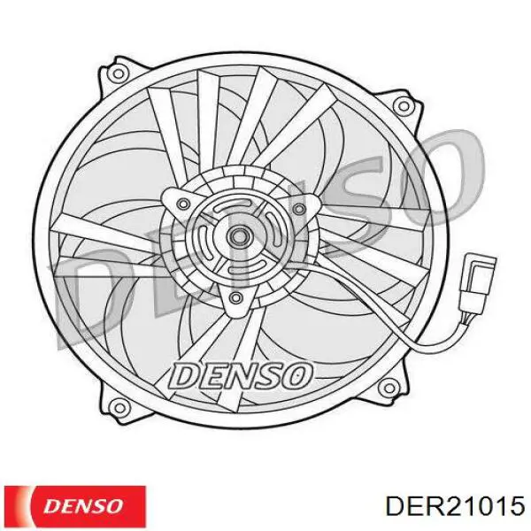 DER21015 Denso ventilador del motor