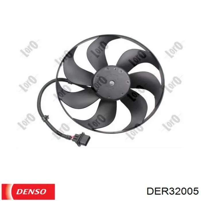 DER32005 Denso ventilador (rodete +motor refrigeración del motor con electromotor completo)