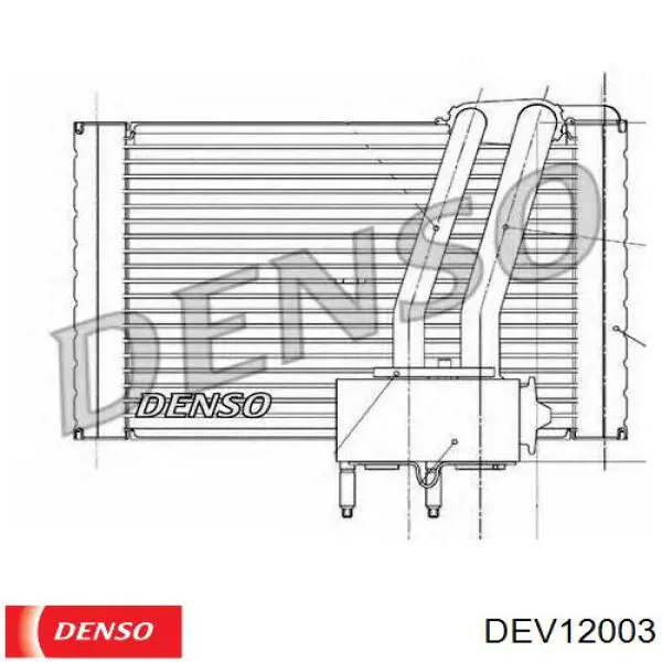 Evaporador de aire acondicionado 5801753612 Iveco