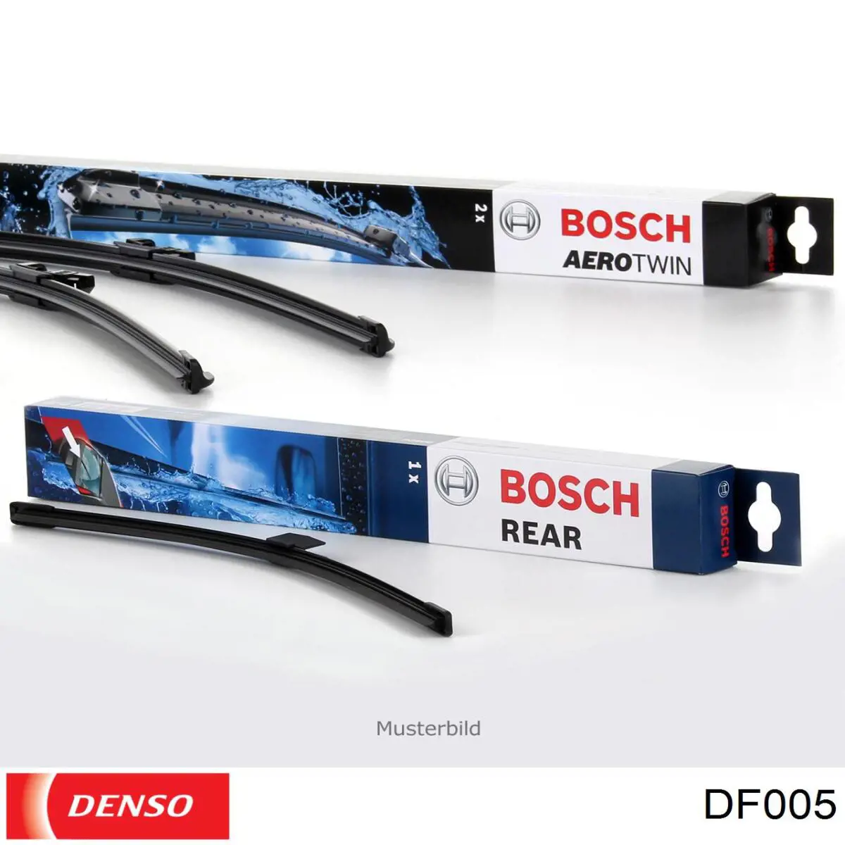 Comprar DF005 Denso Juego de escobillas de luna delantera, 2 piezas