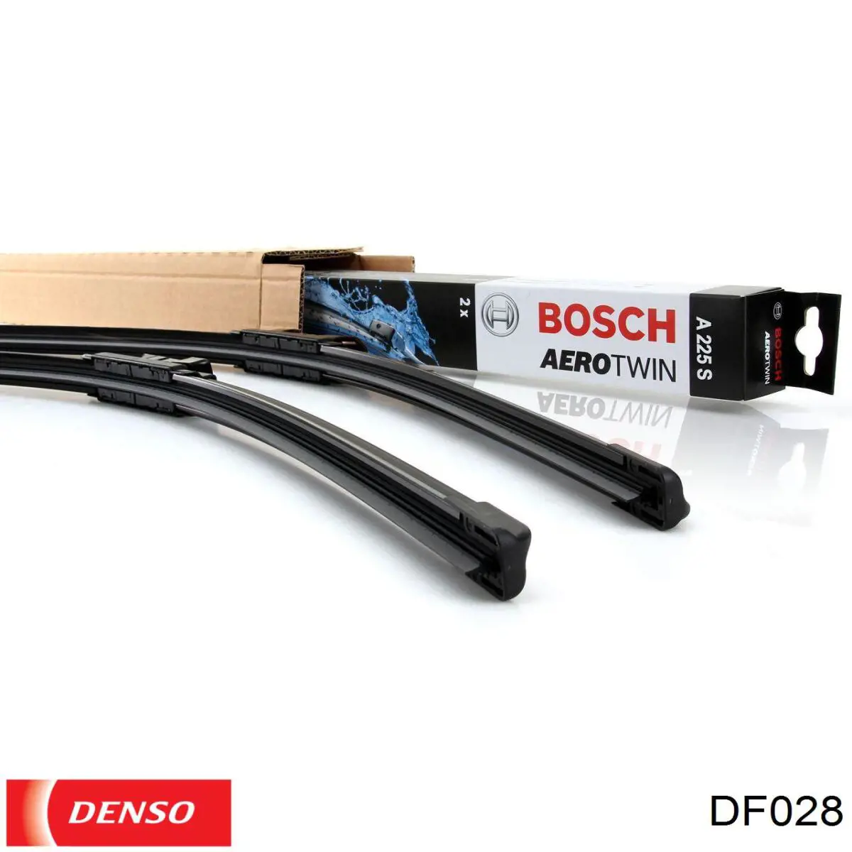 Comprar DF028 Denso Juego de escobillas de luna delantera, 2 piezas