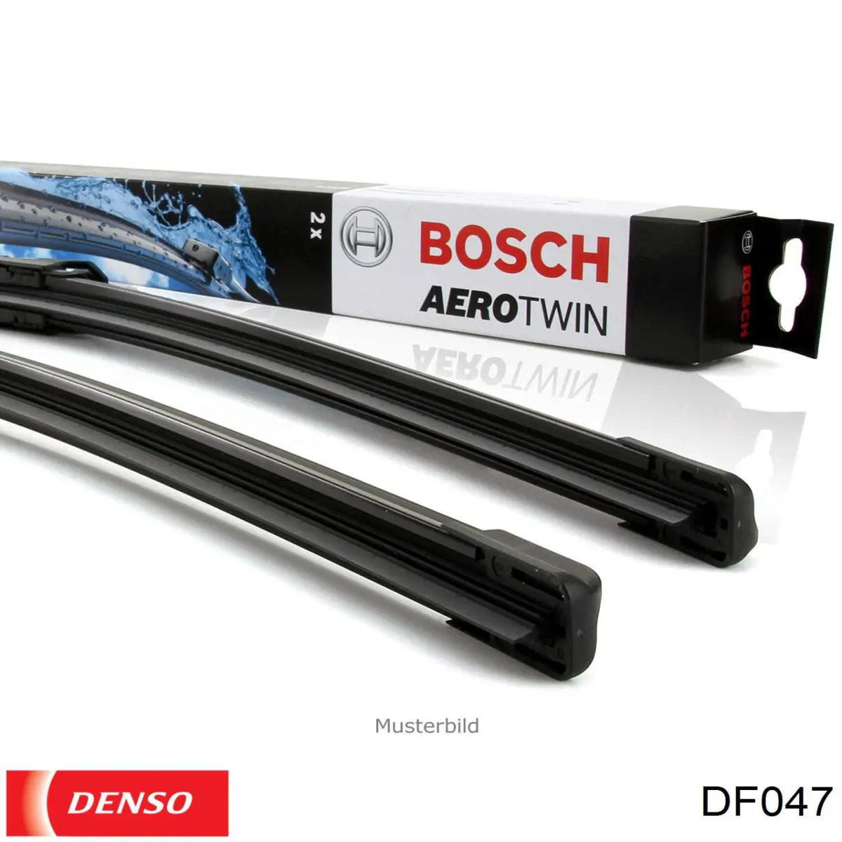 Escobilla del limpiaparabrisas del lado del conductor DF047 Denso