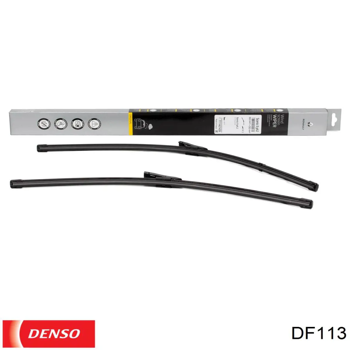 Escobillas de limpiaparabrisas delanteras Denso DF113