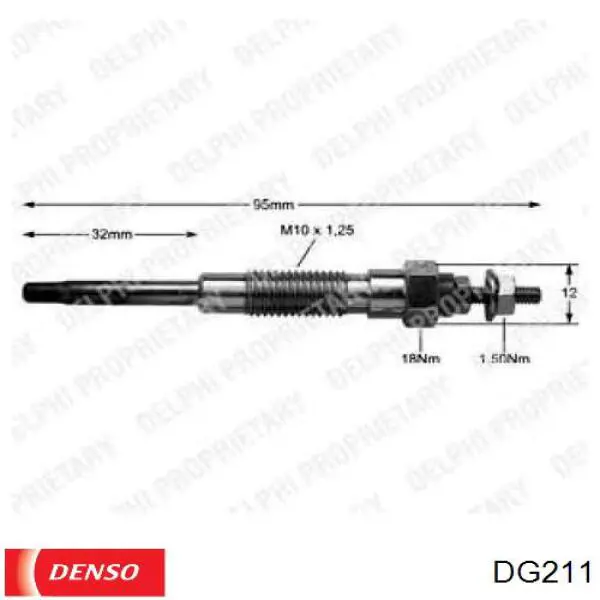 Comprar DG211 Denso Calentadores diésel
