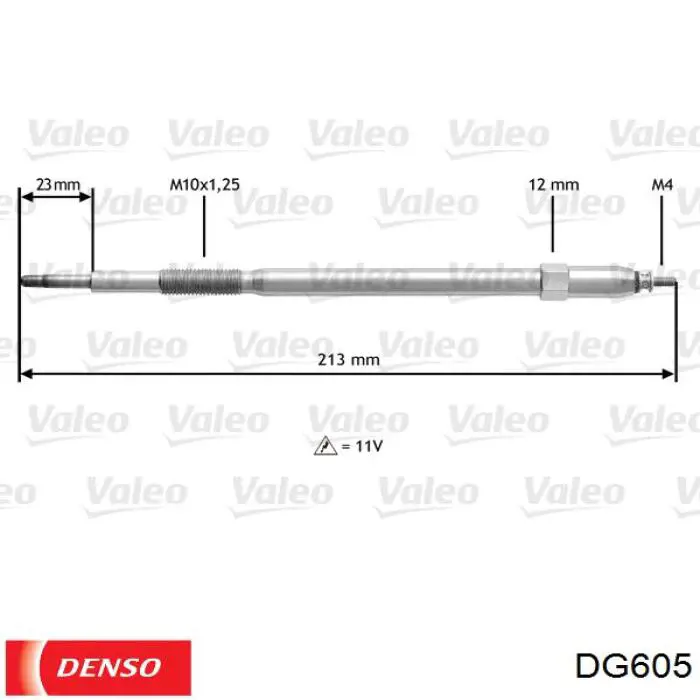 DG-605 Denso bujía de incandescencia